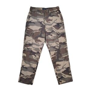NWT Abercrombie Fitch Pants Loose Fit Men's Size 30 Camo Cargo Pockets Rip Stop